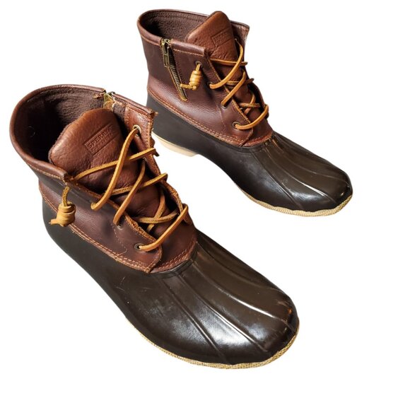 Sperry Top Sider STS 91176 Wms Sz 11 Waterproof Saltwater Duck Boot Bootie - Picture 3 of 7